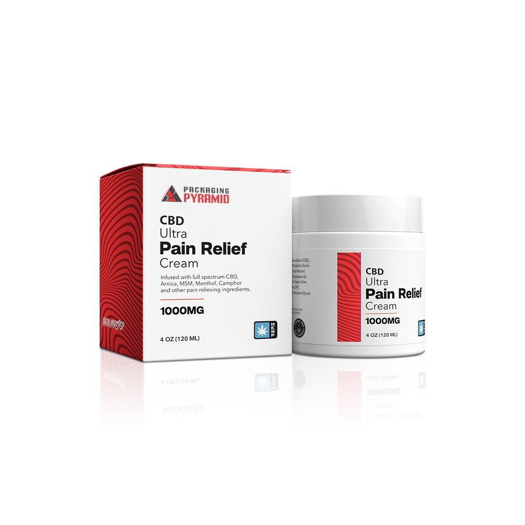 CBD Pain Relief Cream Boxes