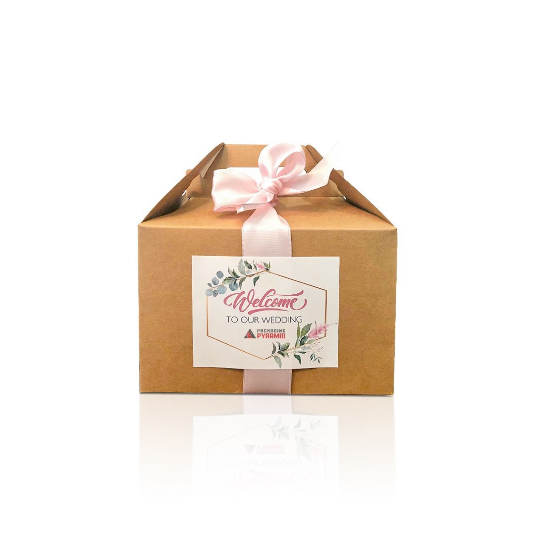 Custom Printed Kraft Gable Boxes